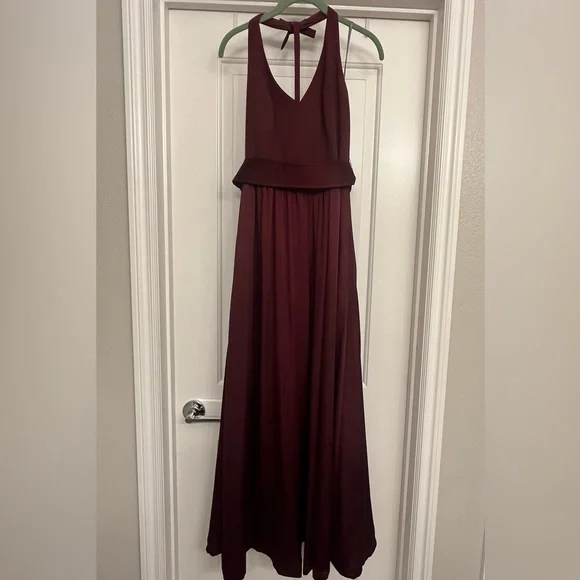 green emerald velvet dress Vera Wang: Mael main image 1